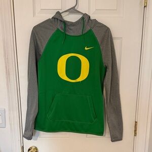 Woman’s Nike Green & Yellow Oregon 'O' Pullover Hoodie